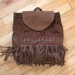 Fringe backpack American eagle